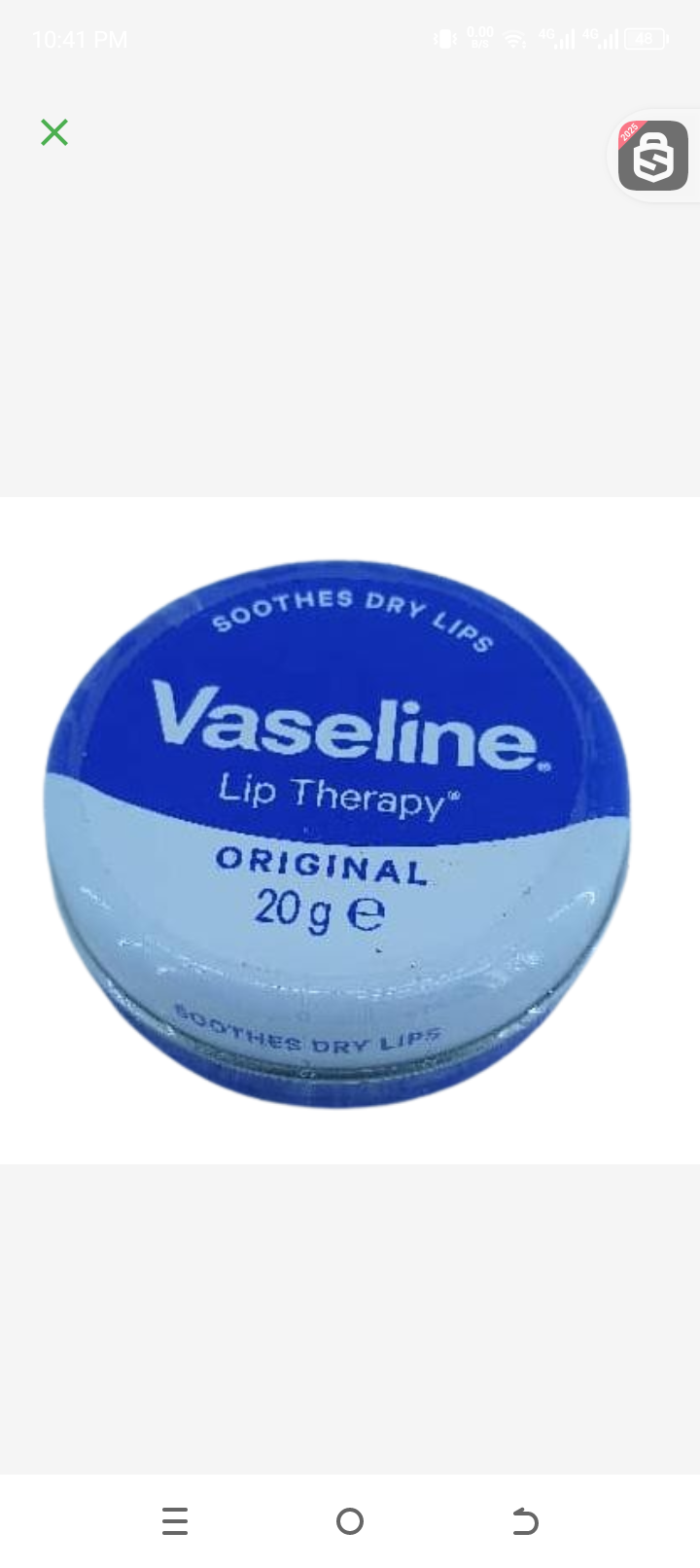 Vaseline lip therapy original 20g
