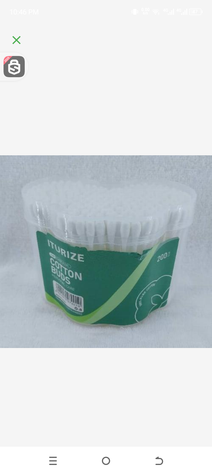 Iturize 100% pure cotton buds 200pcs