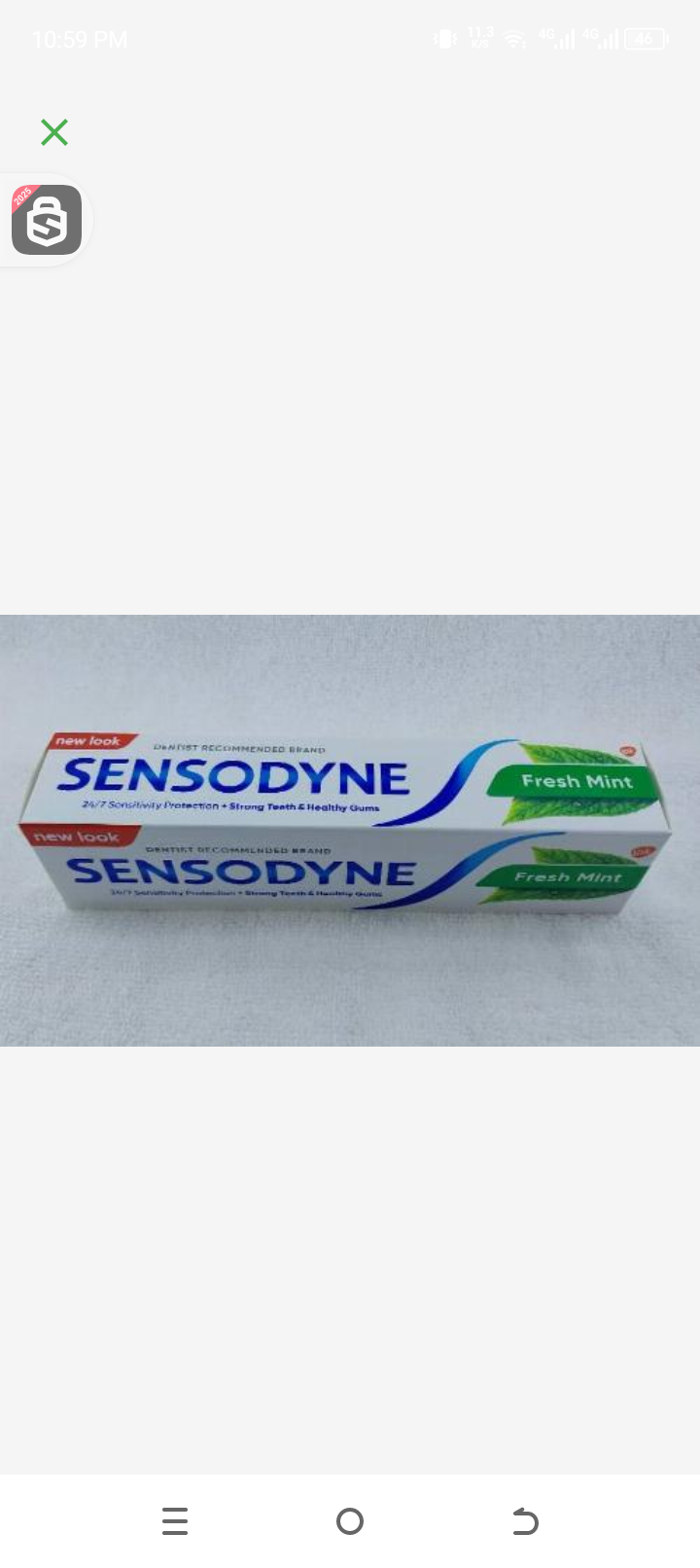 Sensodyne fresh mint 75ml