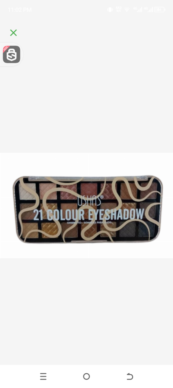 Usha 21 color eyeshadows 21gr