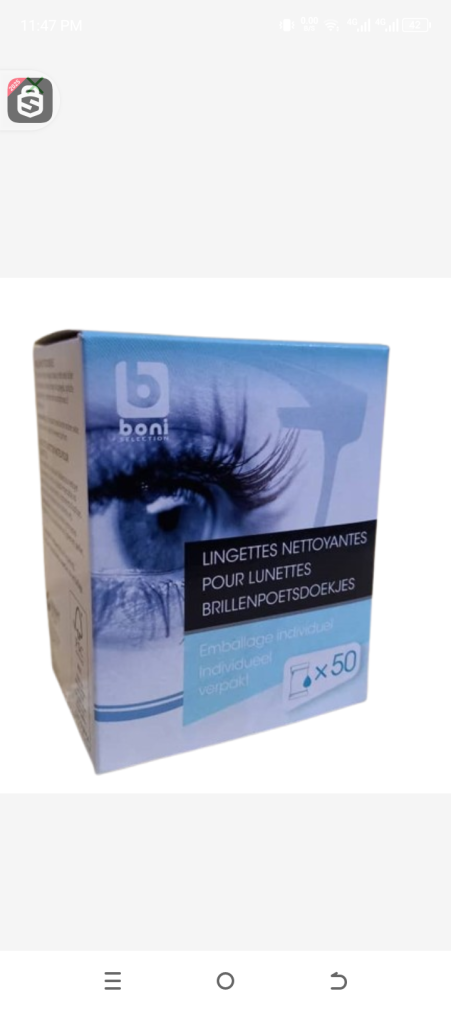 Boni selection lignette nettoyantes  pour lunette