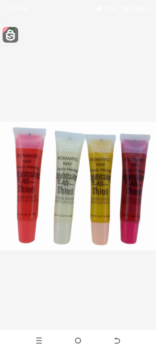 Romantic may lovely shinning squeezing 16g