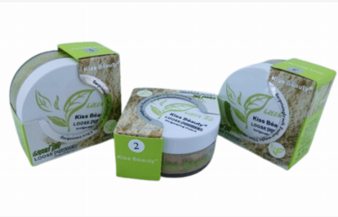 Kiss beauty Green Tea Loose powder 15gr