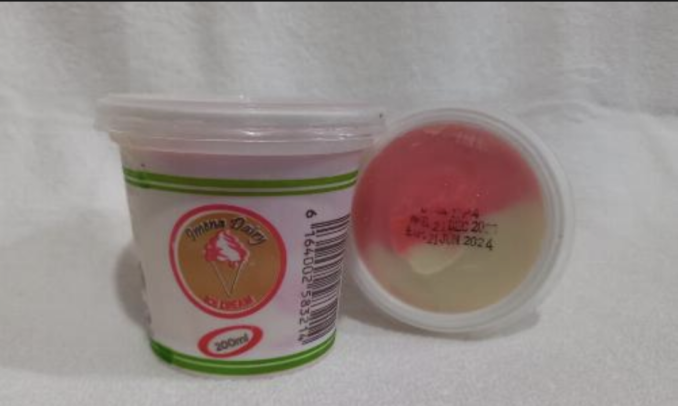 Imena strawberry vanilla Ice cream 300mL