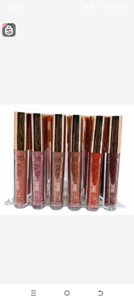 Ushas lip gloss shine 4,5ml