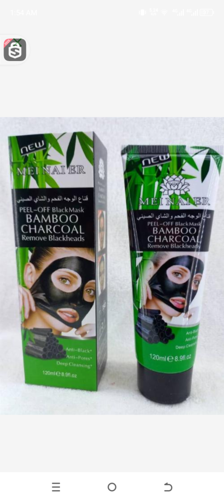 Mei nai er bamboo charcoal remove blackheads 120ml