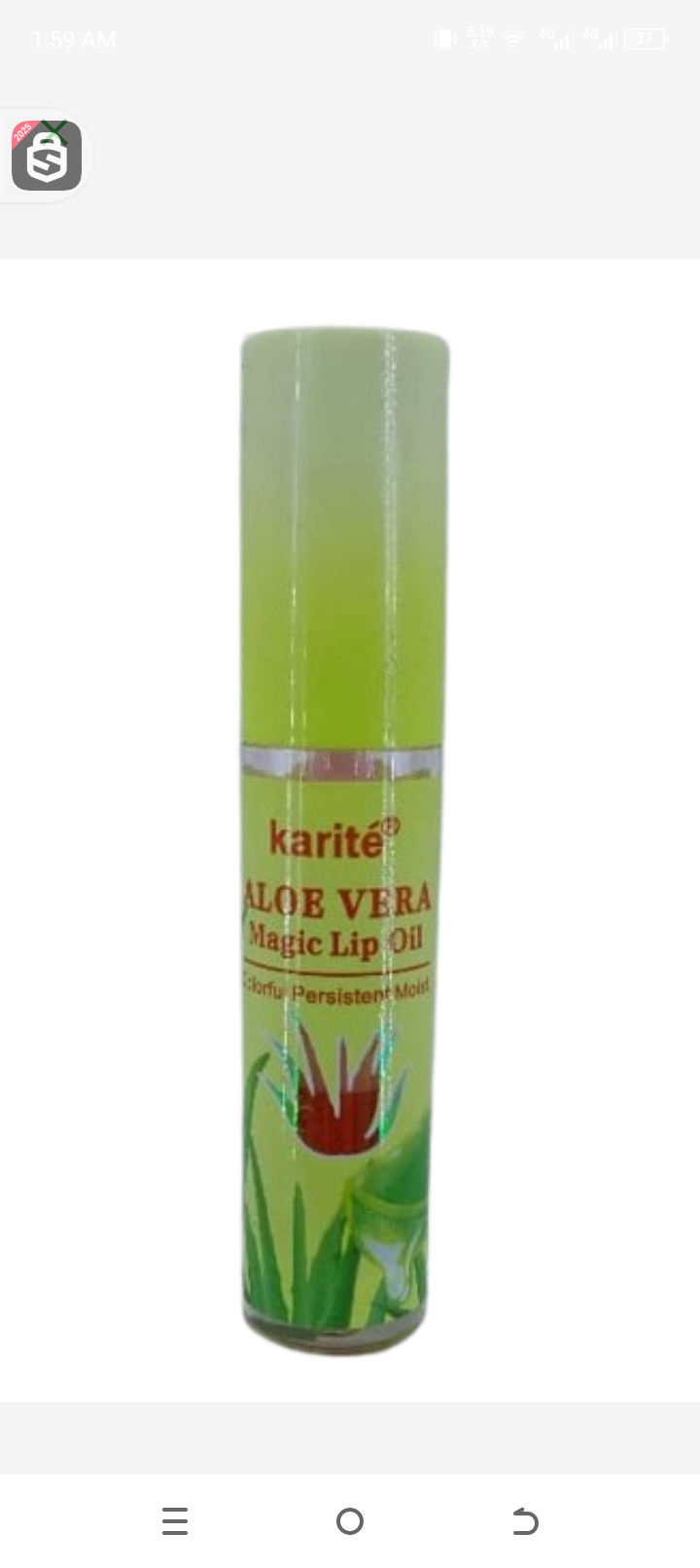 Karite aloe vera magic lip oil