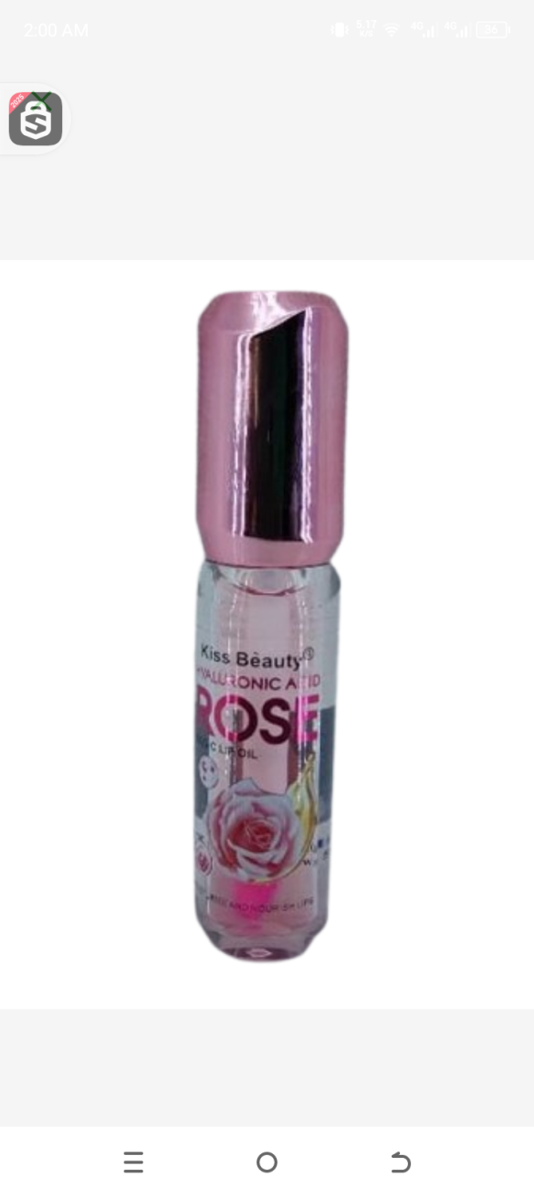 Kiss beauty hyluronic acid rose magic lip oil