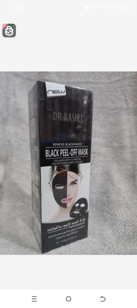 Dr Rachel black peel off mask 120ml