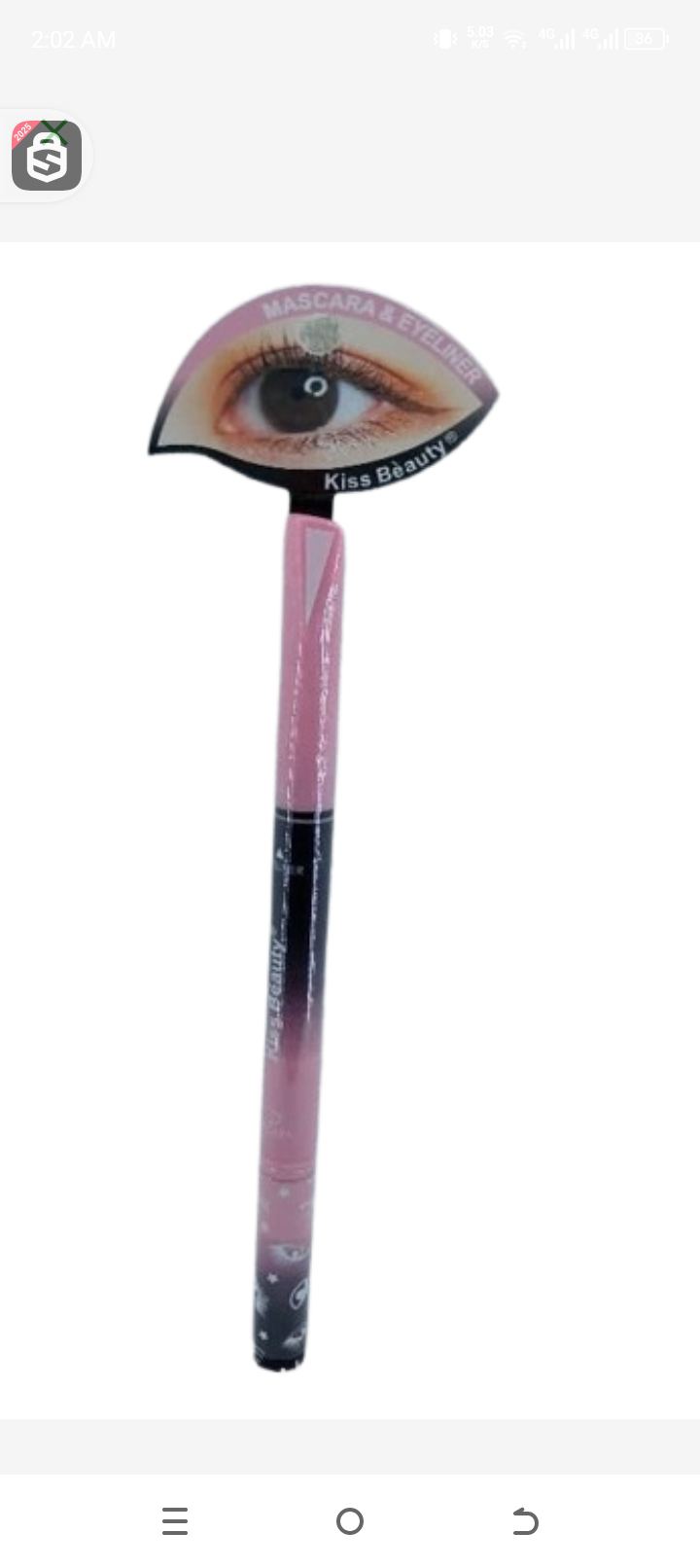 Kiss beauty eyeliner mascara