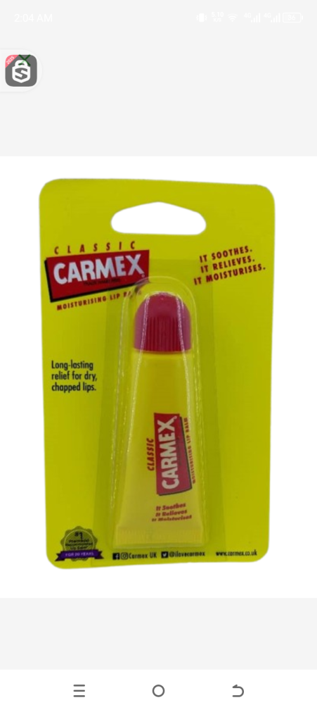 Carmex classic moisturizer lip balm 10gr