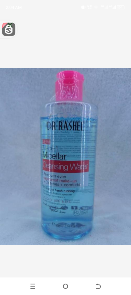 Dr Rachel all in 1 micellar cleansing water blue 300ml