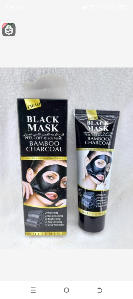 Black mask peel off bamboo charcoal 120ml