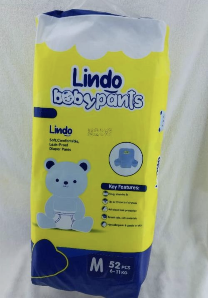Linda  Baby pants M(6-11kg) 52 pcs