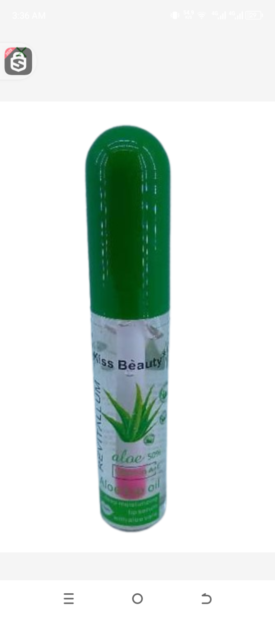 Kiss beauty aloe lip oil