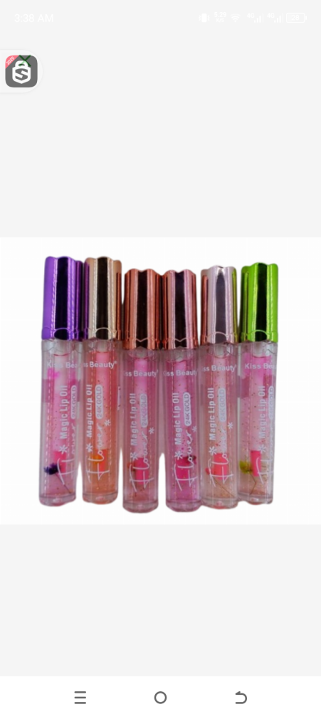 Kiss beauty magic lip oil  flower 24gold