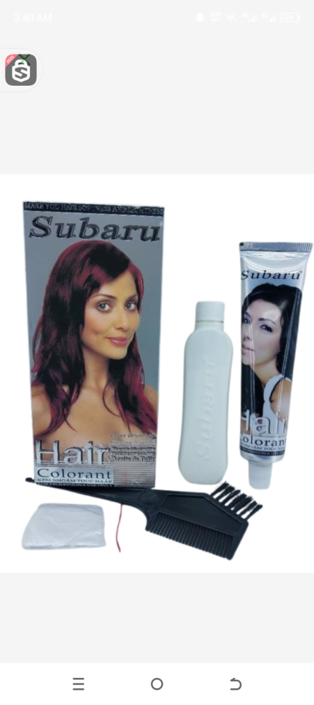 Subaru hair colorant