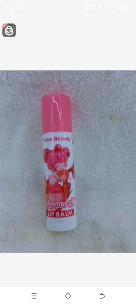 Kiss beauty argan lip balm