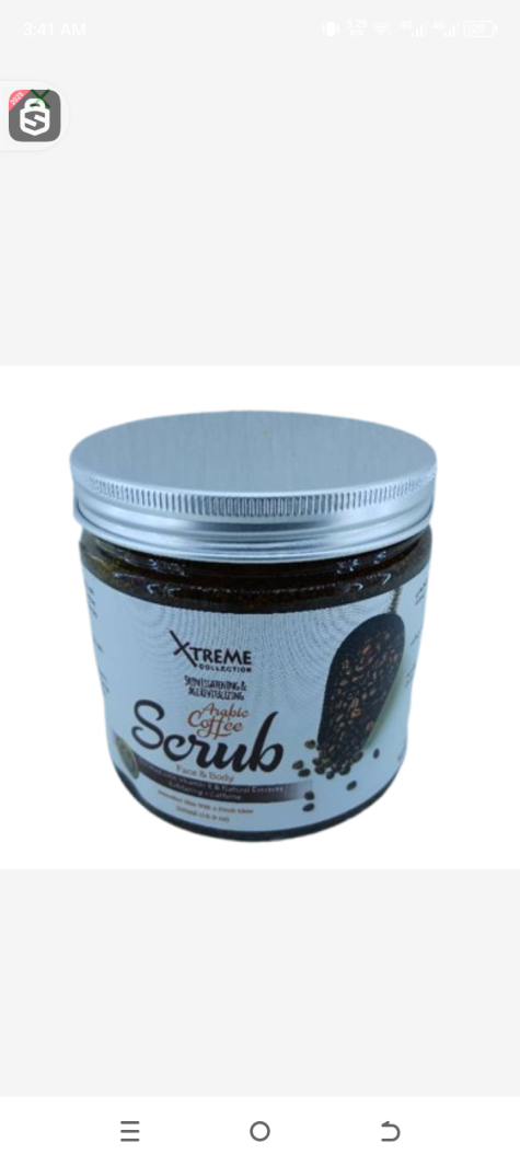 Xtreme collection skin lightening and age revitalizing Arabic coffee