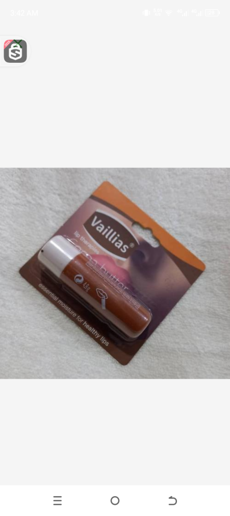 Vaillias cocoa butter lip therapy 4g