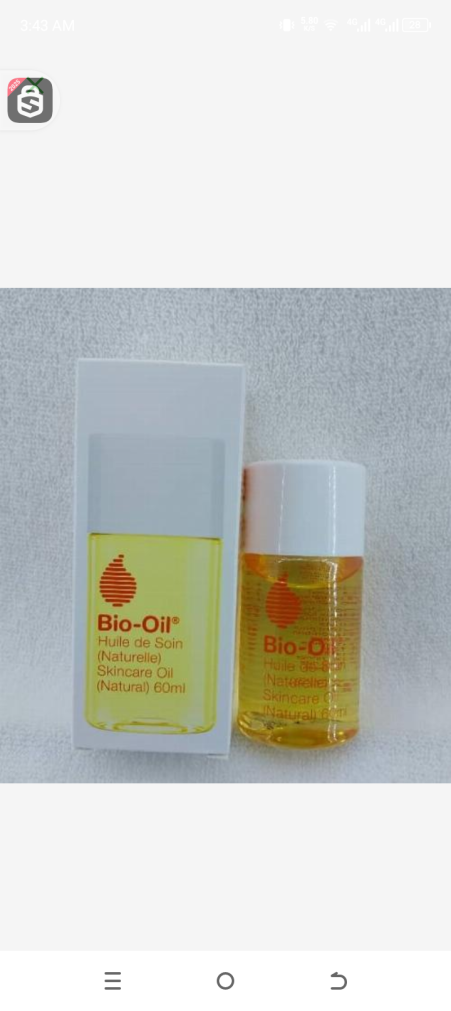 Bio oil skincare oil 60ml natural
