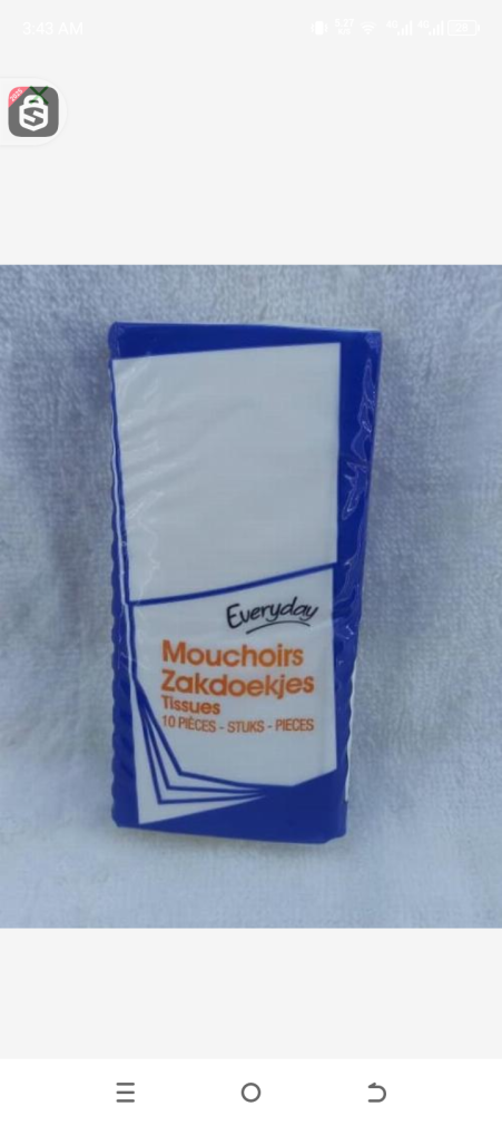 Everyday mouchoirs 10pcs