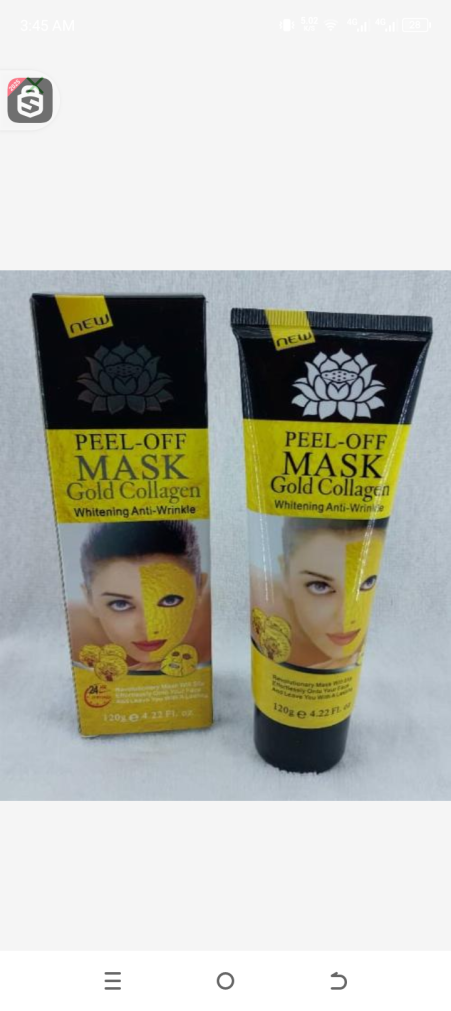 Dr meinair gold collagen peel off face mask 120ml