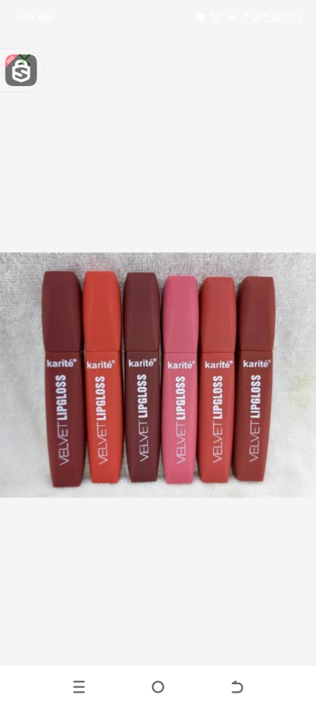 Karite velvet lip gloss