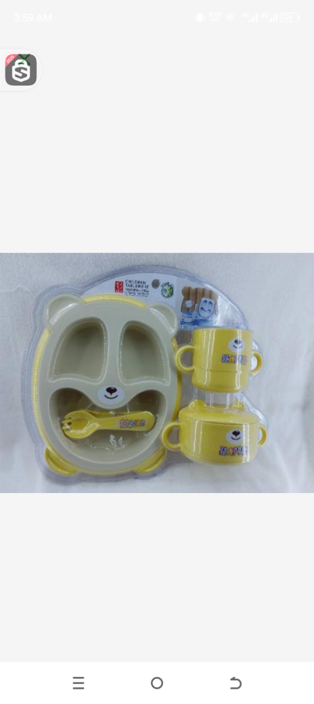 Baby feeding set