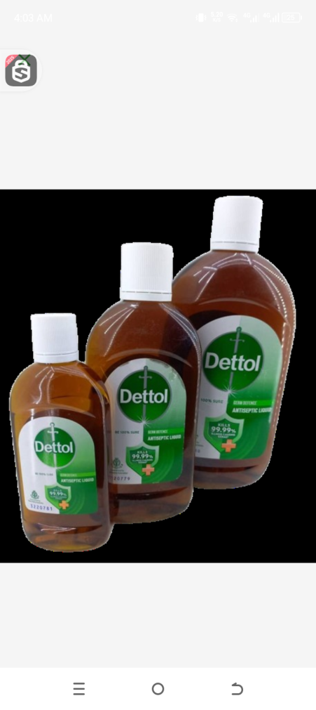 Dettol antiseptic liquid kills germs