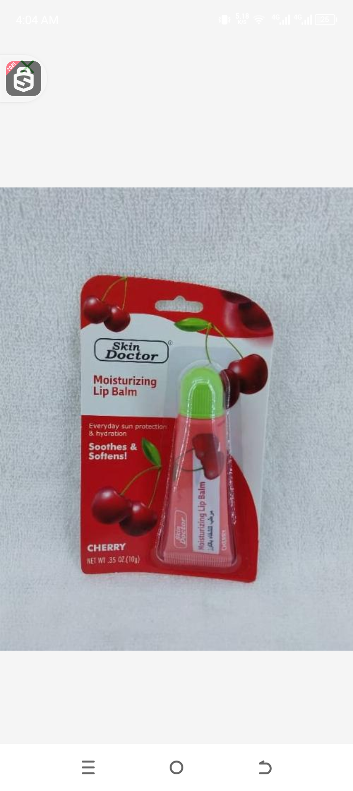 Skin doctor moisturizing lip balm sherry 10gr