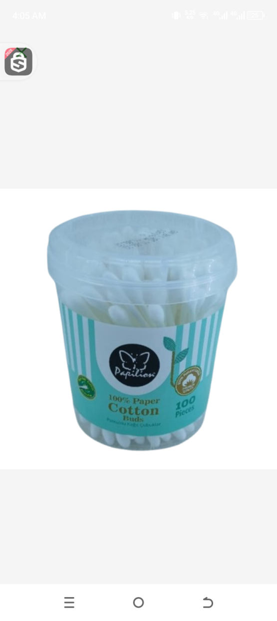 Papillon cotton buds 100pcs