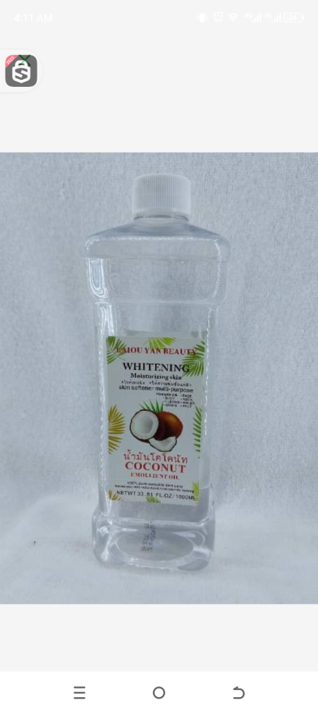 Laiou yan beauty whitening moisturizing skin coconut