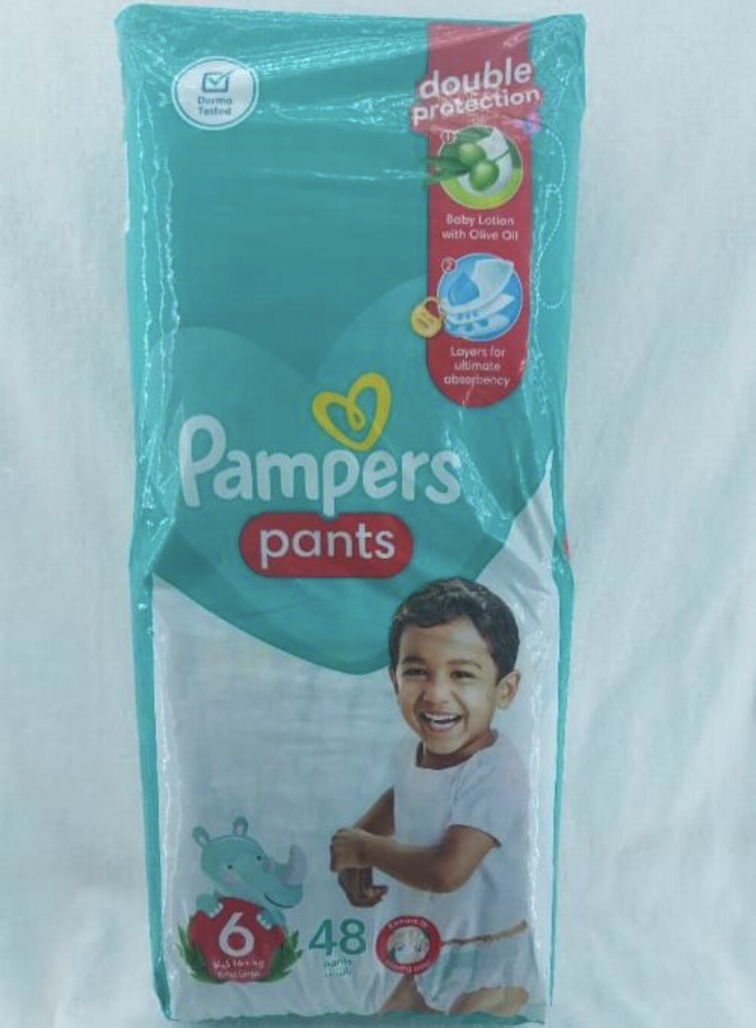 Pampers pants Extra Large 6(16+kg). 48pcs