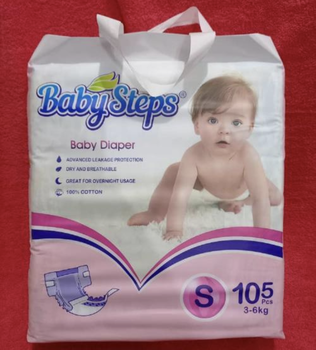Baby steps M(5-10kg). 99Pcs