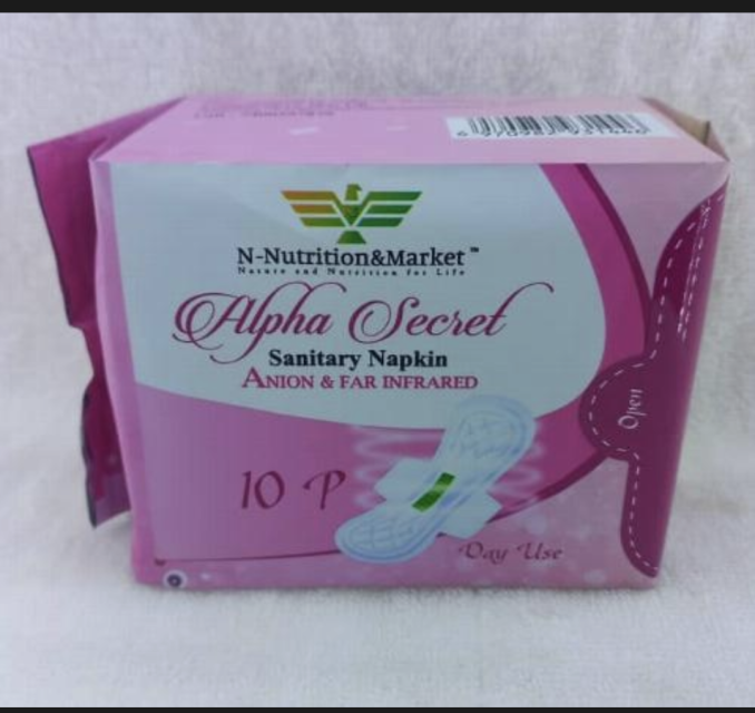 Alpha secret Sanitary Napkin day Use 10 PCs