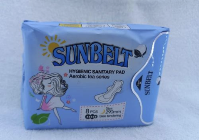 SunBelt hygienic sanitary pads 8pcs size 290mm