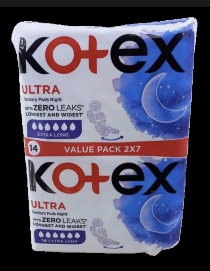 Kotex Ultra sanitary pads 14 Extra long