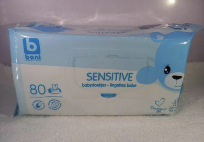 Boni selection Sensitive lingette Bebe 80pc