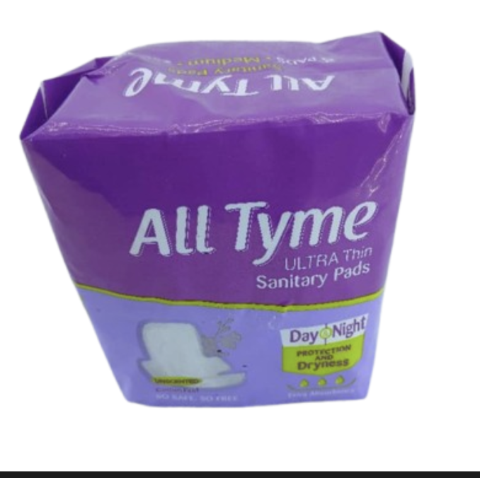 All tyme Ultra Thin sanitary pads Regular 280mm 8pads