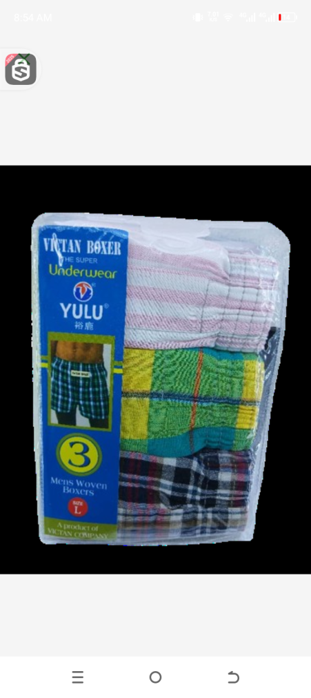 Victan boxers underwear 3men l