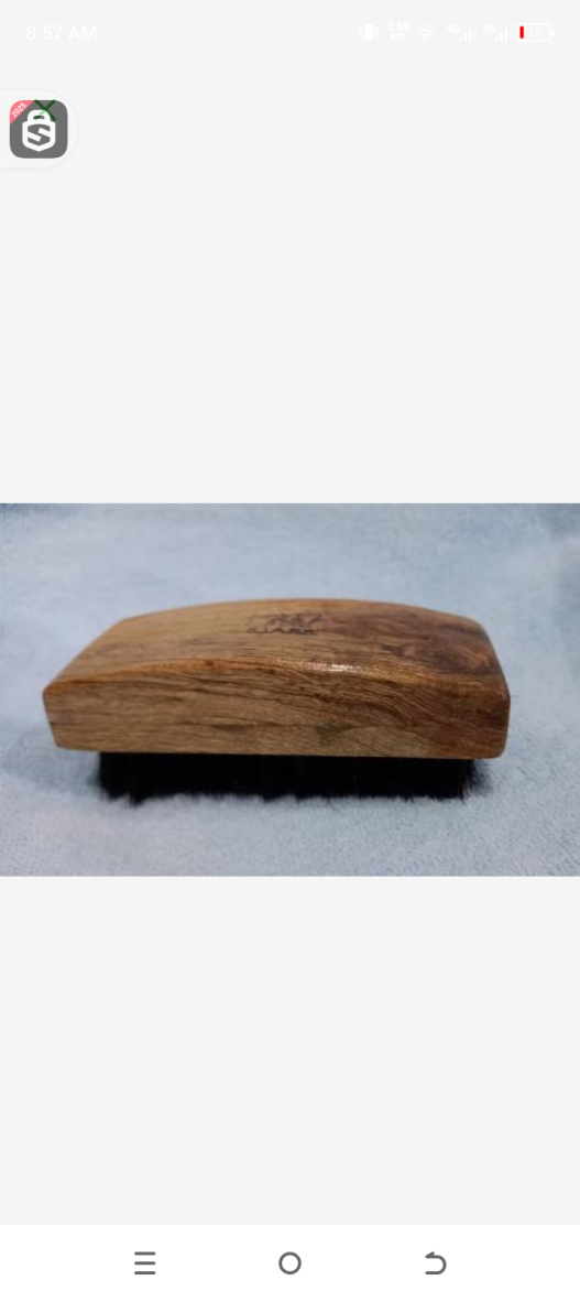 Kiaka wooden shoe brush