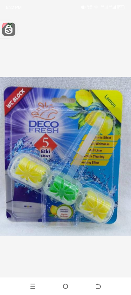 Deco fresh wc block lemon57gr