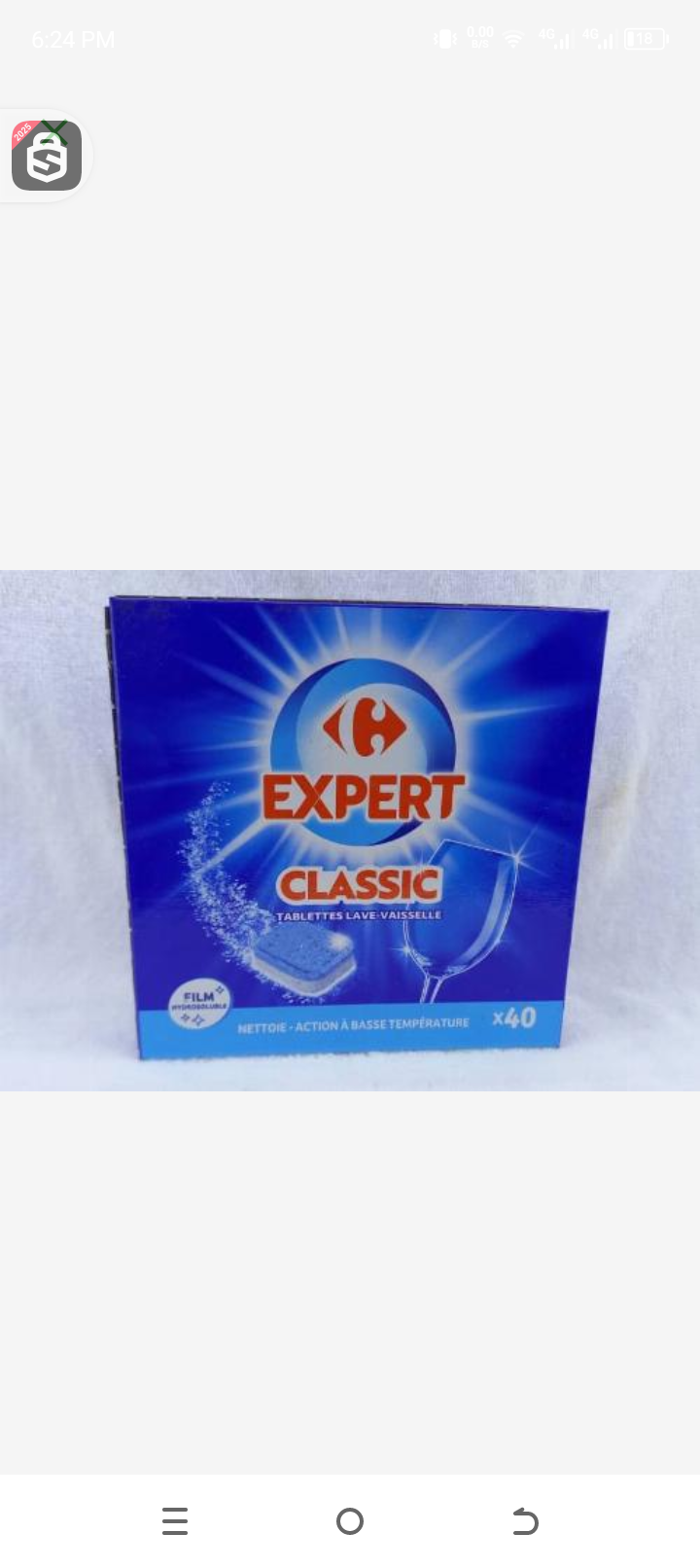 Expert classic tablet lave -vaisselle 40 pcs