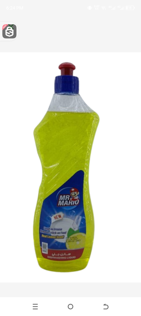 Mr Mario real lemon scent dishwashing liquid 700ml