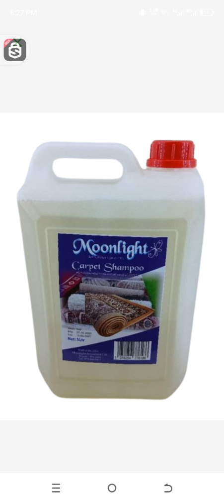 Moonlight carpet shampoo 5l