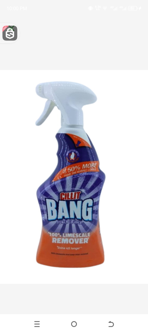 Cillit bang power cleaner 100% limescale remover 750ml