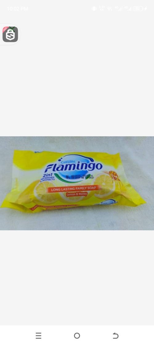 Flamingo zest family bar soap lemon and honey 200g