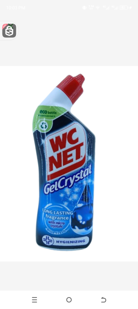 Wc net gel crystal long lasting fragrance
