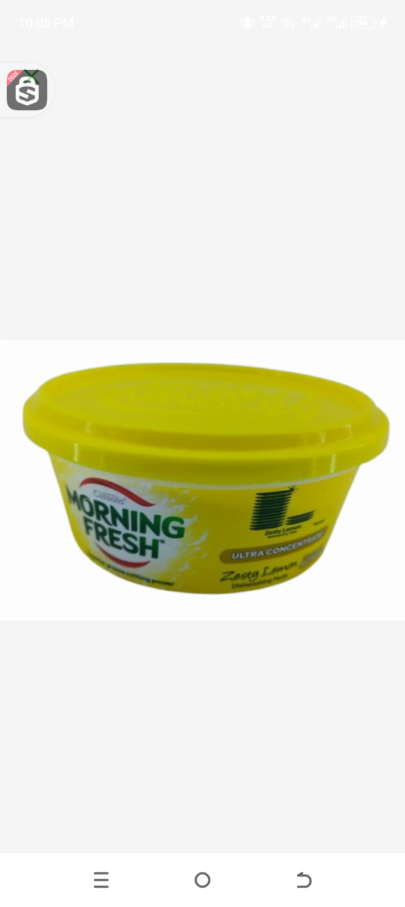 Morning  fresh dishwashing paste zesty lemon 400gr